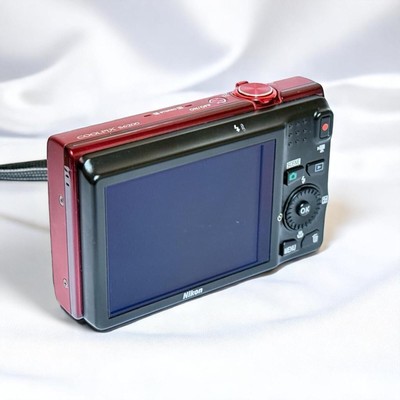 Mint] Nikon COOLPIX S6200 Red Compact Digital Camera 10x WIDE w
