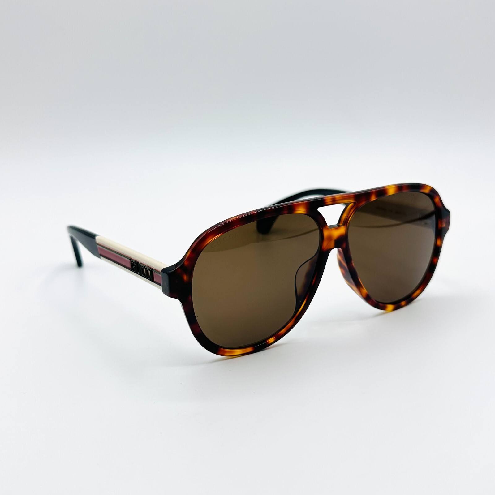 Gucci★素敵！Havana Acetate Sunglasses W/Crystal Logo Gucci Havana Acetate Square Sunglasses | Liberty