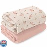 MiFlor Muslin Swaddle Blankets 2 Pack – 47