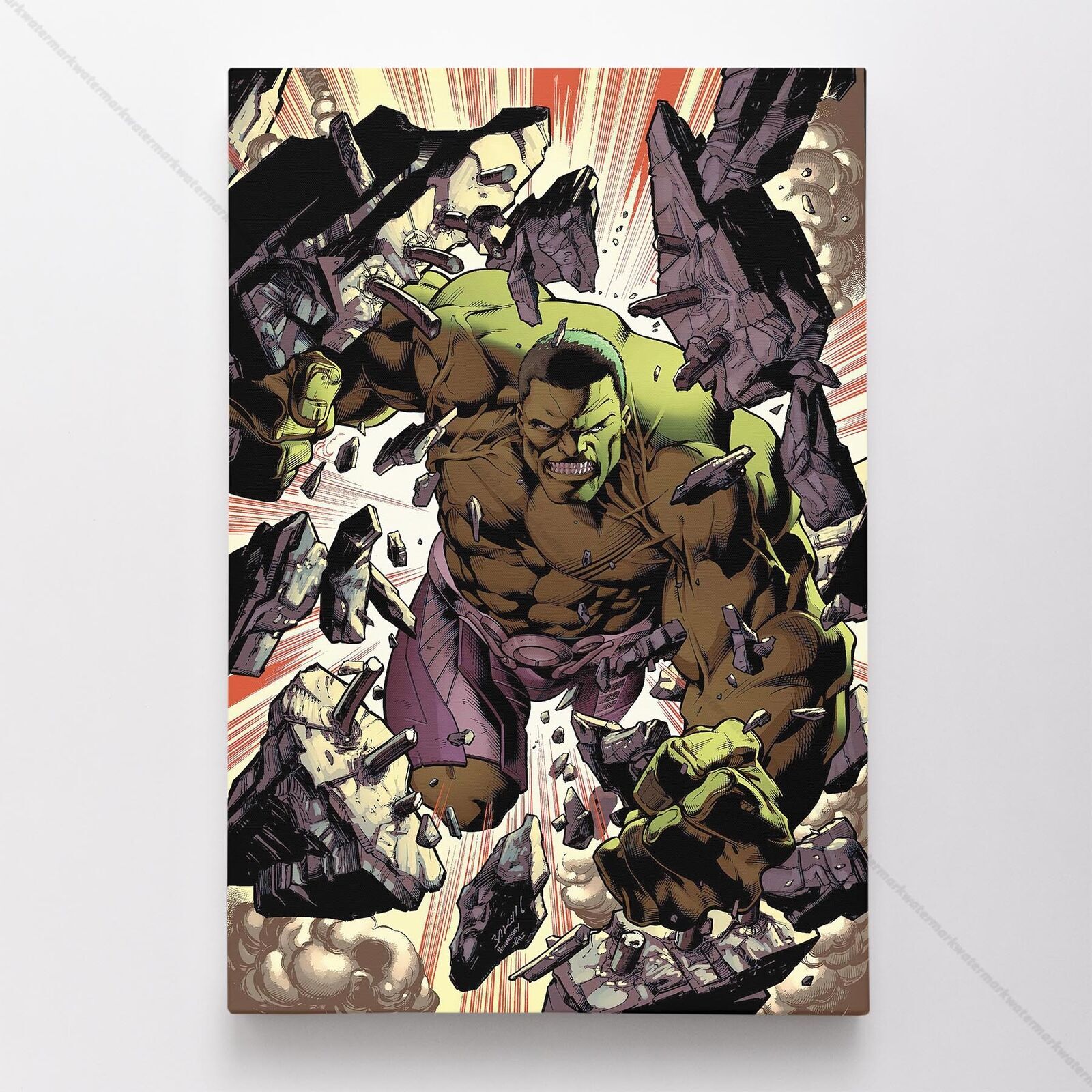 Hulk Poster Canvas Vol 3 #1 Avengers Superhero Marvel Comic Book Art Print