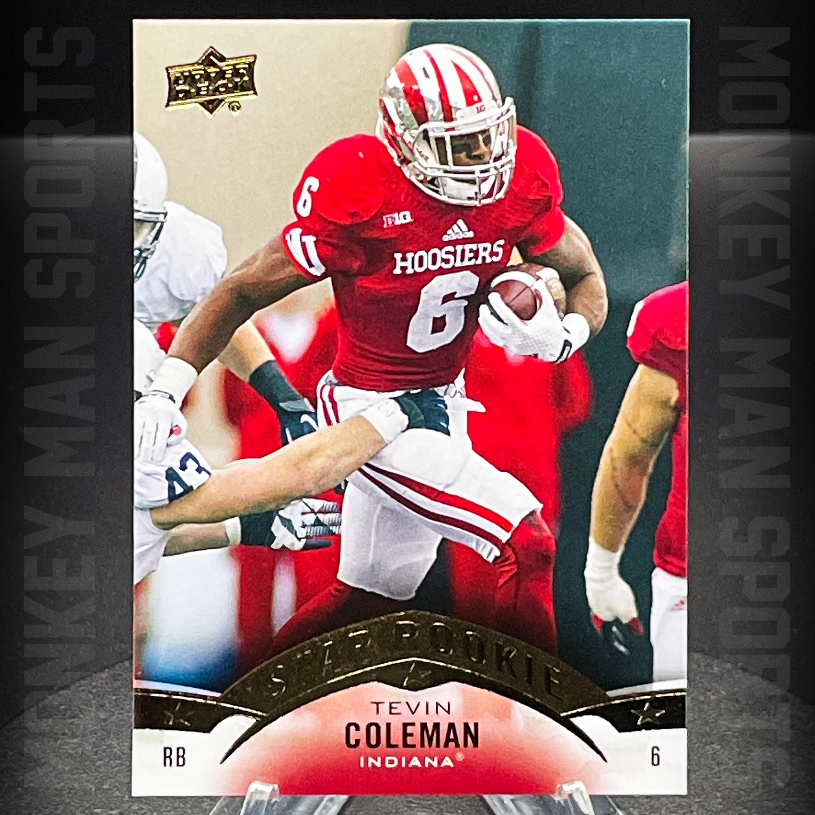 2015 Upper Deck Football - Tevin Coleman Rookie RC - #64 INDIANA MINT