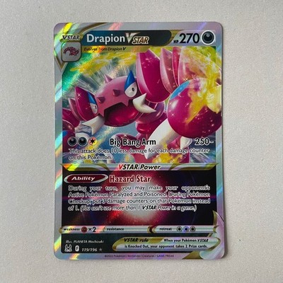 Pokémon Lost Origin #119/196 Drapion VSTAR Full Art Foil Ultra Rare