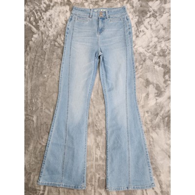 Idyllwind High Rise Front Seam Flare Leg Denim Jeans Size 4 Blue Bootcut Western