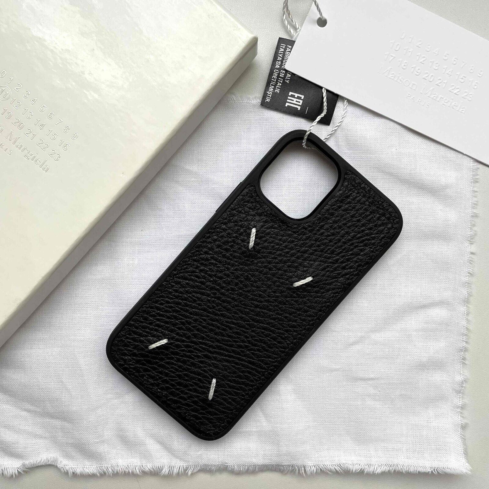 Maison Margiela Stitched Leather Phone Case for iPhone Maison Margiela Stitched Leather Phone Case for iPhone