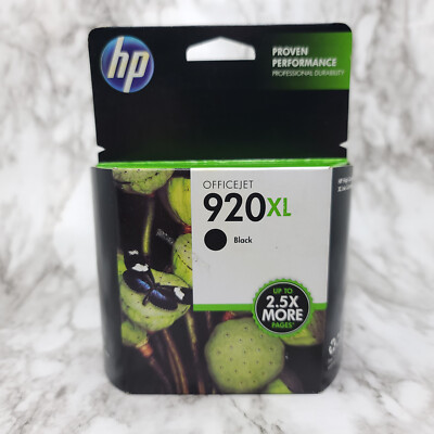 HP 920XL Black Printer Ink Cartridge CD975AN