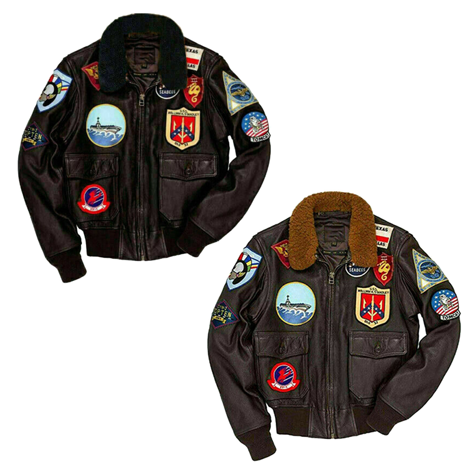 Tom Cruise Top Gun Leather Jacket