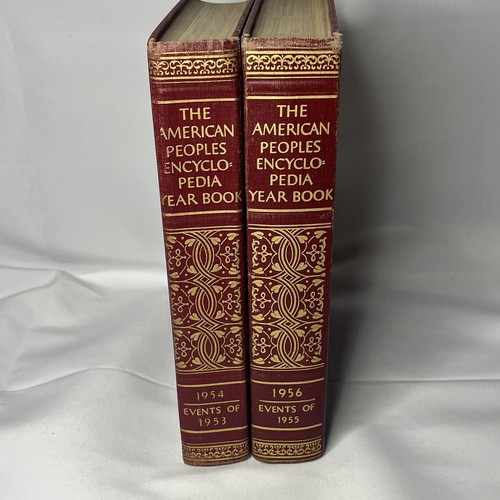 Vintage The American People's Encyclopedia Year Books 1954