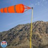 Wind Socks for Outside, 30 Inch Heavy Duty Wind Direction Indicators with Reflective Belt Waterproof Rip-Stop Hanging Windsock Flags for Outdoors Airport Farm Park Yard (Orange Reflective)