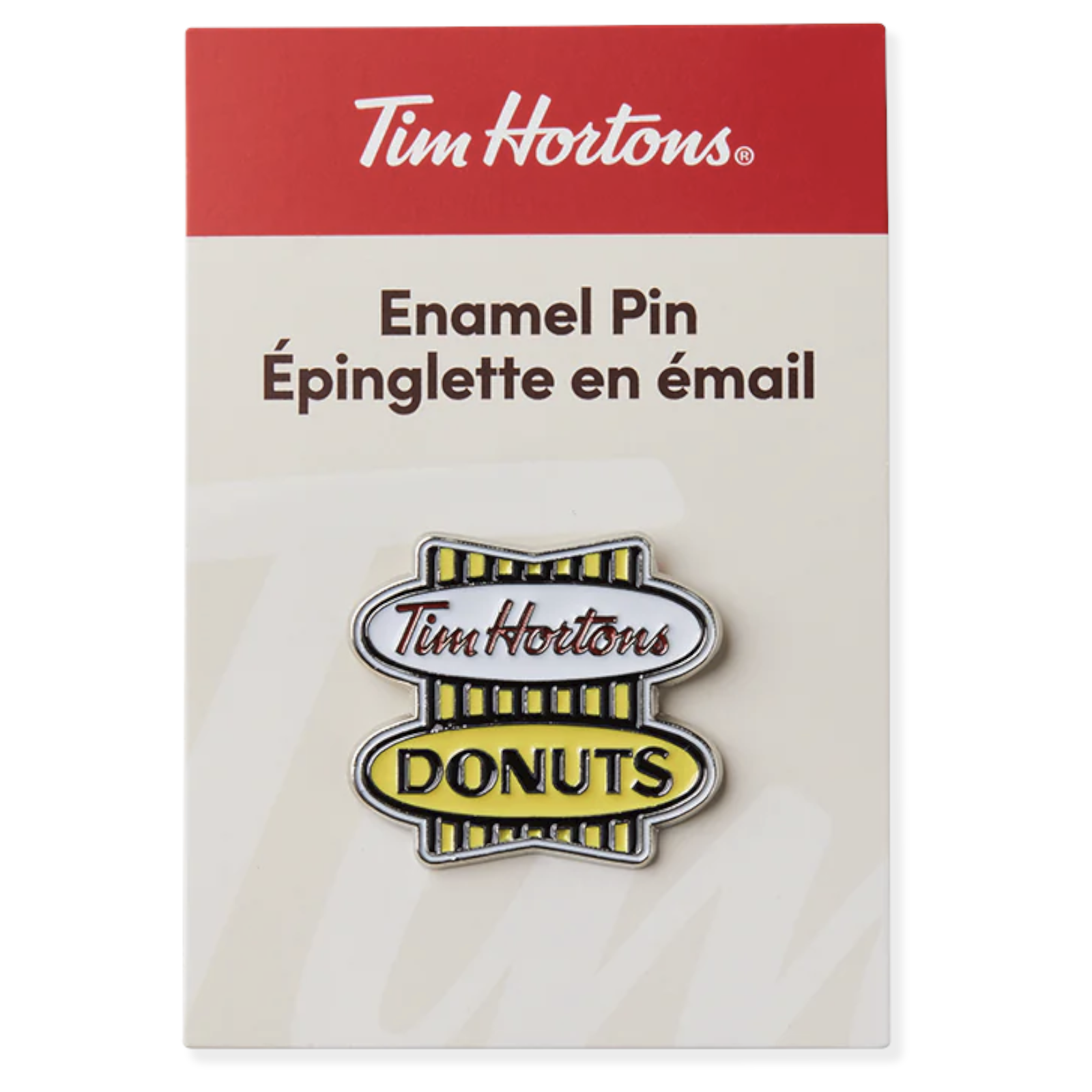 Tim Hortons Collectible Enamel Pin - Retro Logo