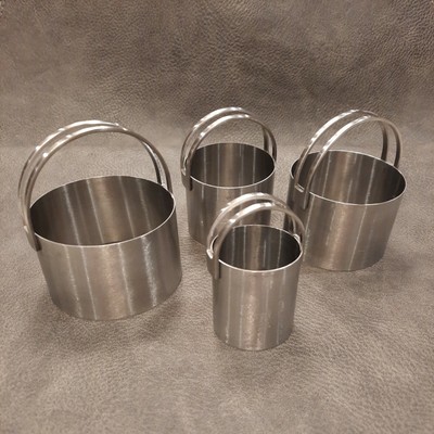 Endurance Round Stainless Steel Biscuit Cutter Set ~ RSVP International ~ NEW
