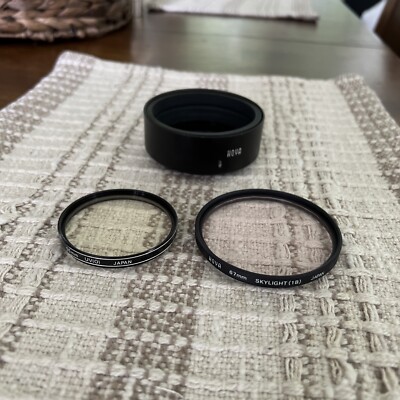 Hoya 67mm Skylight 1B, 55mm UV (0) Filters Made in Japan With Attachment