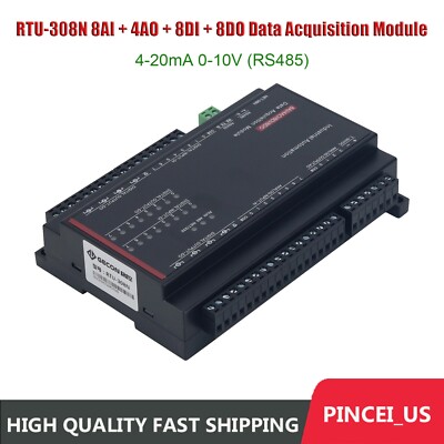 RTU-308N 8AI + 4AO + 8DI + 8DO Data Acquisition Module For Modbus RTU IO Module