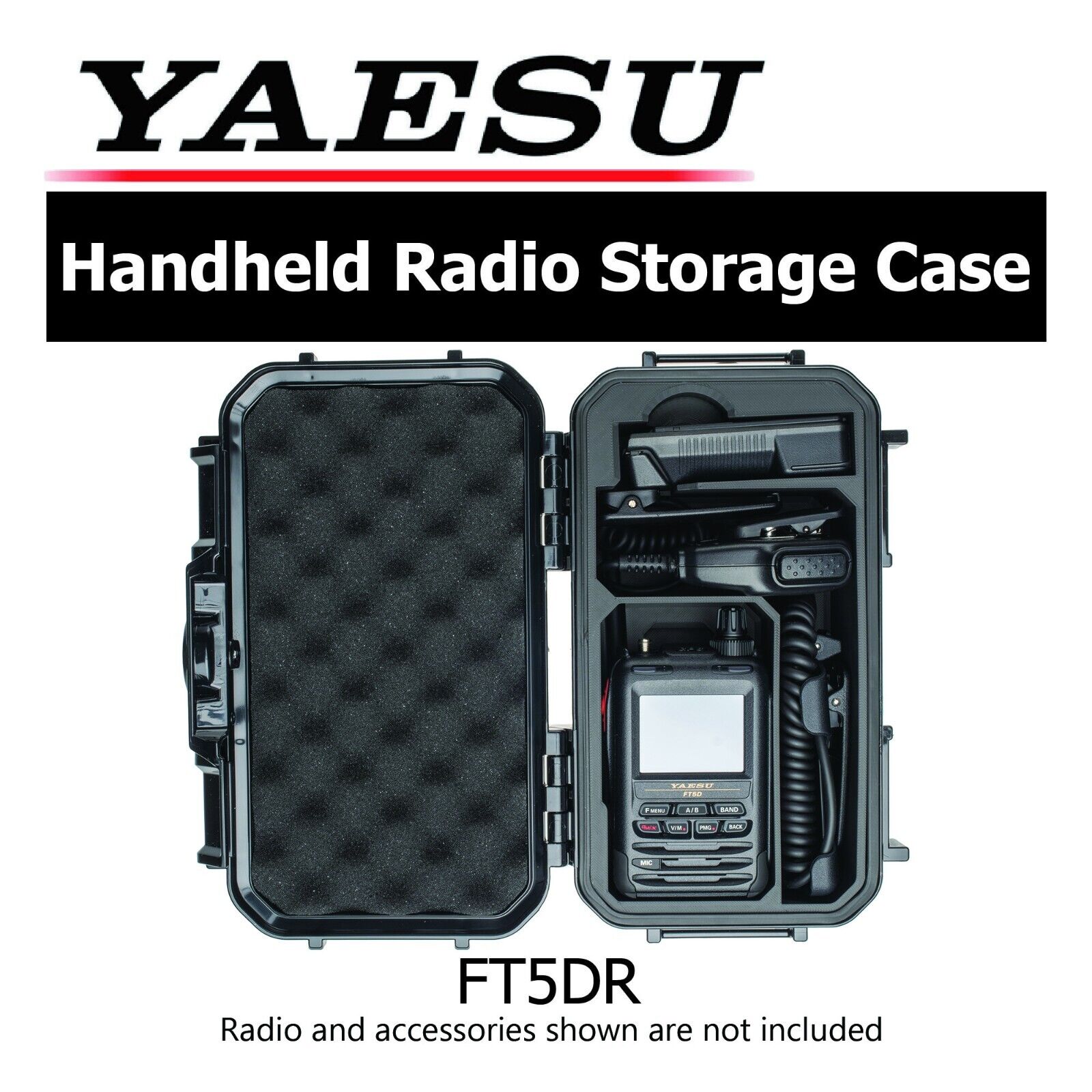 Yaesu FT5DR FT-5DR FT5 Handheld Portable Radio Storage Case Yaesu FT5DR FT-5DR FT5 Handheld Portable Radio Storage Case