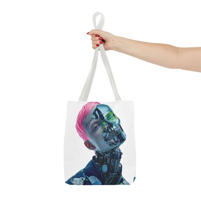 Tote Bag (AOP): Bionic Man