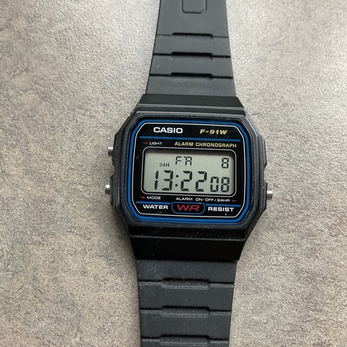レア VINTAGE 1991's CASIO W-91 デジタル腕時計 - メルカリ