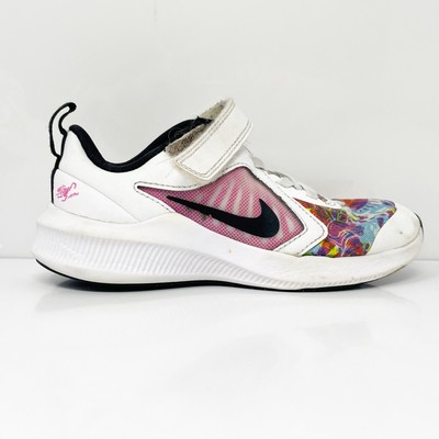 Белые кроссовки Nike Girls Downshifter 10 Fable CT5260-100, размер 12C