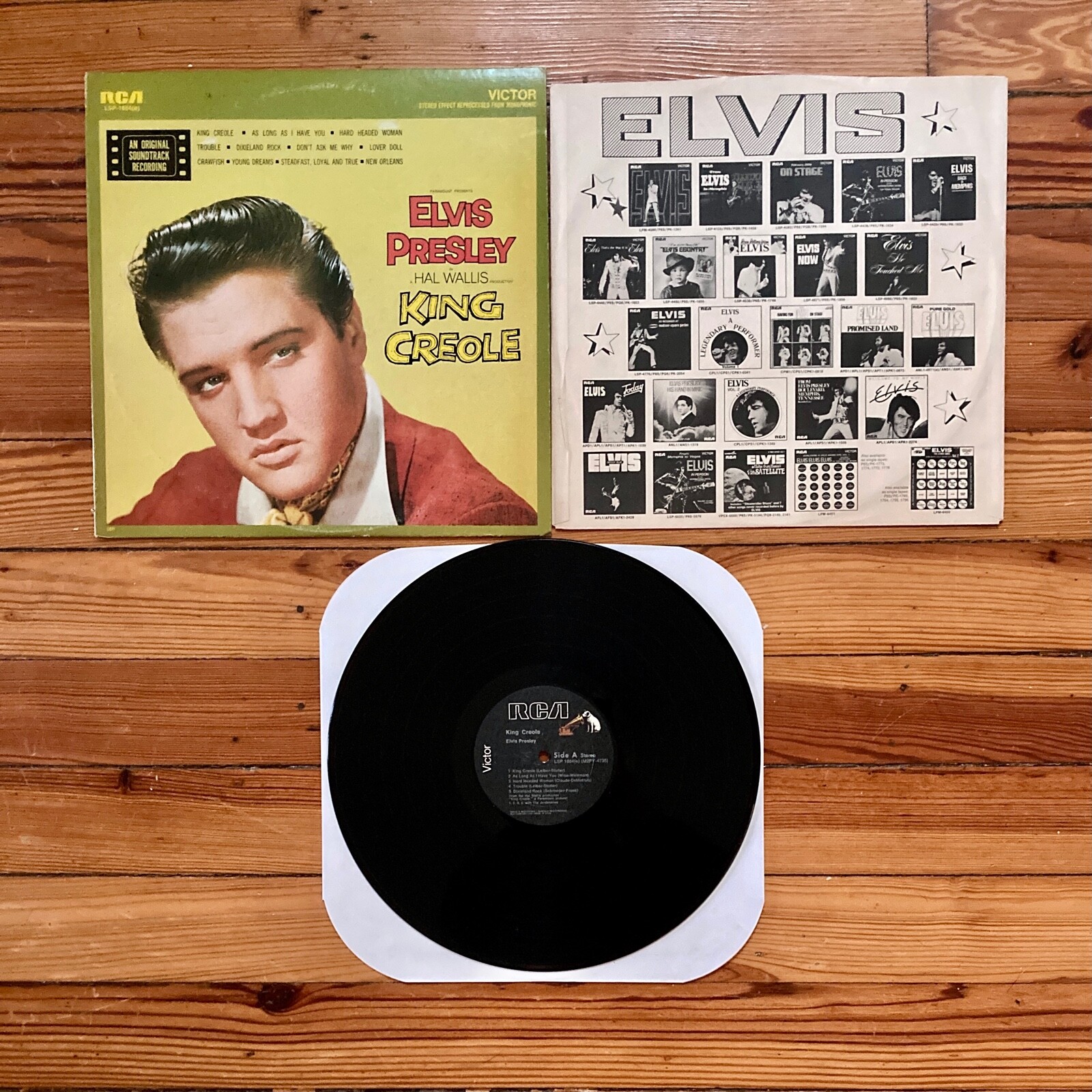 Elvis Presley: King Creole LP Vinyl US 1977 RCA Victor w
