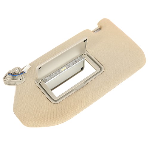 pair Sun Visor Wtih Light For 13-18 Pathfinder 14-17 Infiniti QX60 13 JX35 Beige