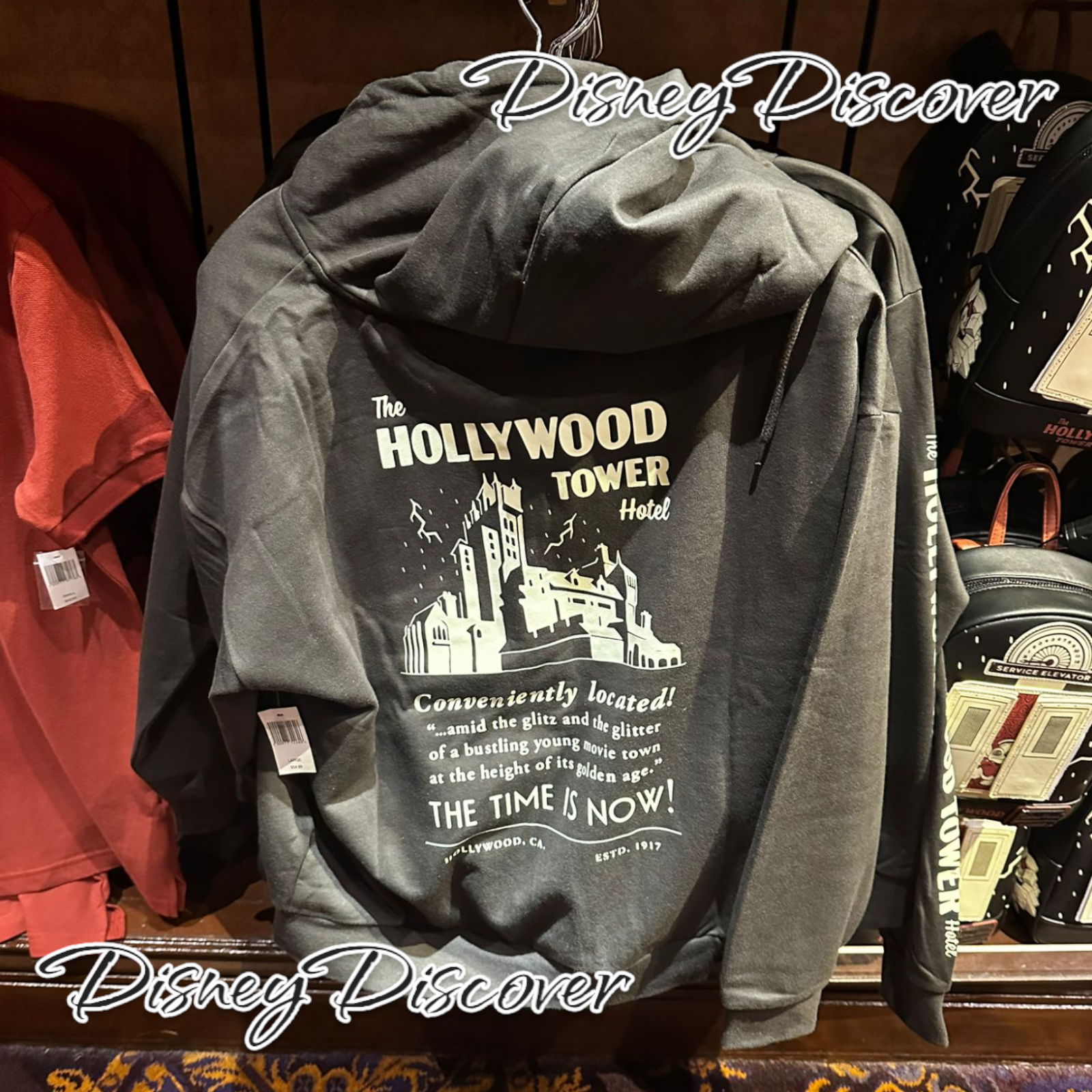 USA製　Disney tower of terror 肉厚　パーカー　XL USA製 Disney tower of terror 肉厚 パーカー XL