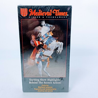 Medieval Times (VHS, 1992) Dinner & Tournaments. SHOW HIGHLIGHTS. New sealed