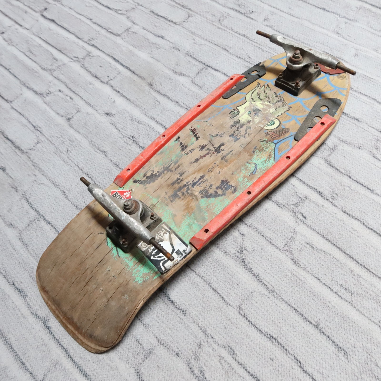 Vintage Tony Magnusson Tracker Trucks Complete Skateboard