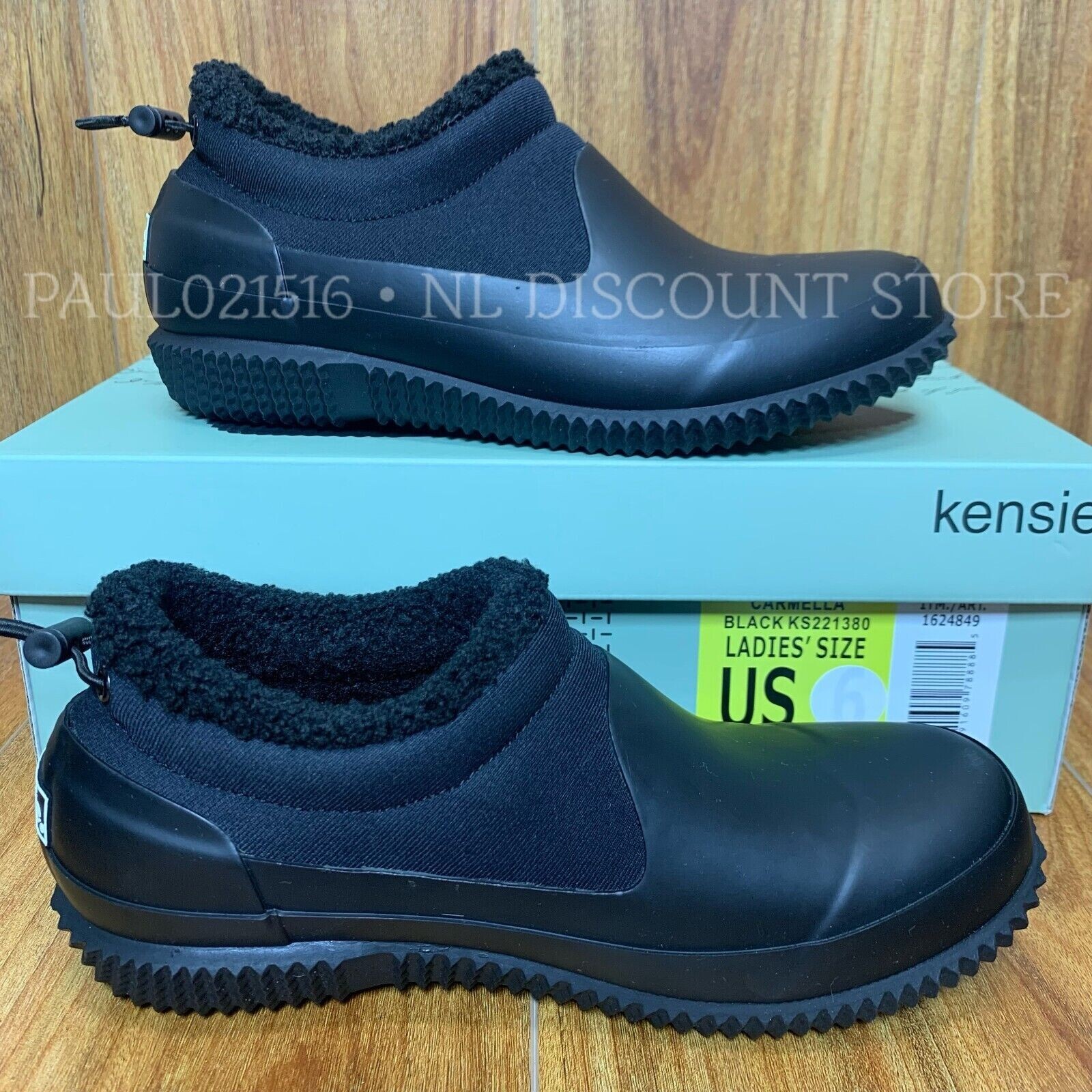 NEW Kensie Women's CARMELLA Fleece Lined Anti Slip Rain Boots