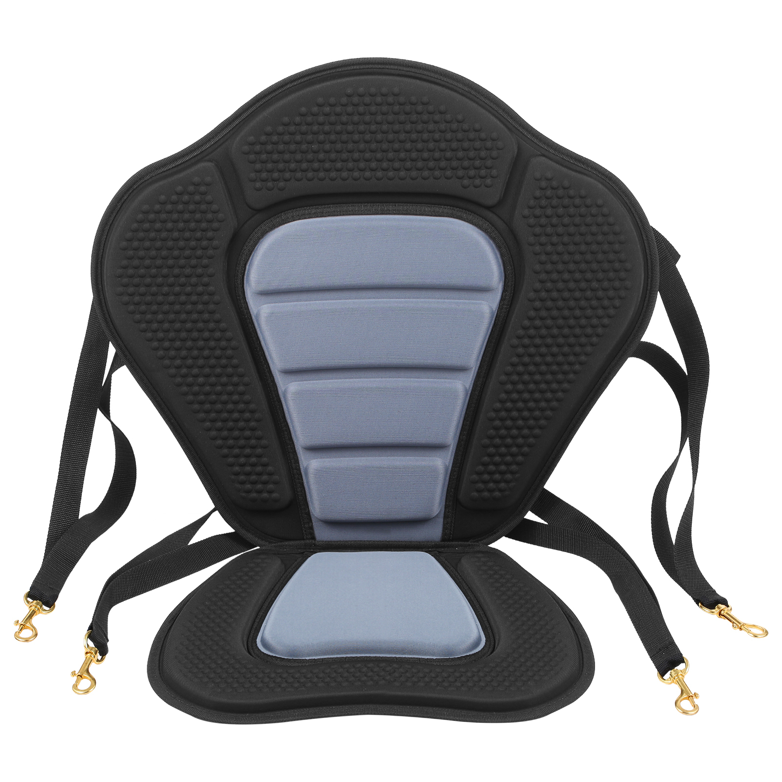 Seat Cushion With Backrest And Adjustable Straps For Boating Canoei