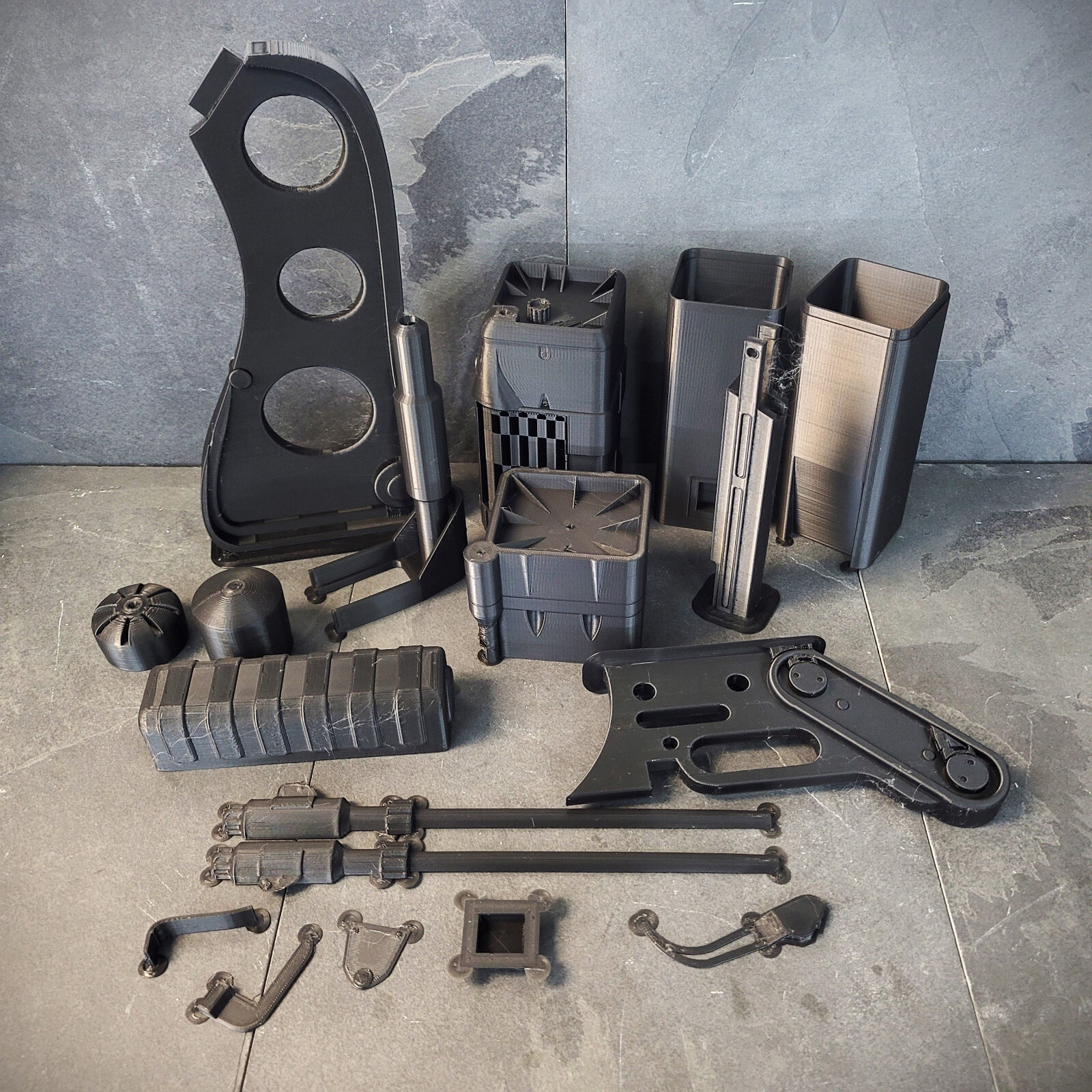 AER12 Laser Rifle Accessory for Fall out Costumes | Raw DIY Parts Kit