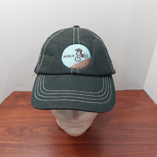 Aigle Mountain Bike Patch Logo Snapback Hat Mesh Back Cap