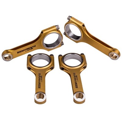 4pcs Titanizing Connecting Rod Pleuel for VW AUDI A6 4F TDI 2004-2011 2.0L 144mm