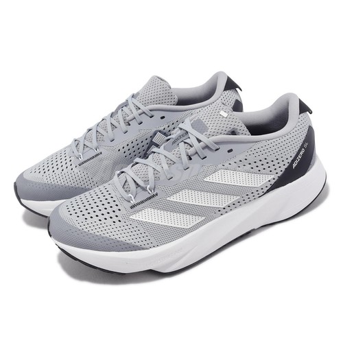 

Adidas Adizero SL Halo Silver Cloud White Carbon Мужские дорожные кроссовки HQ1347, Серый, Adizero Sl