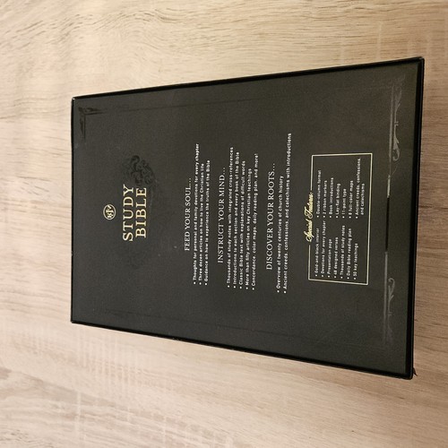 KJV Study Bible LP Faux Leather, Dark Brown by Christian Art Gifts Inc....