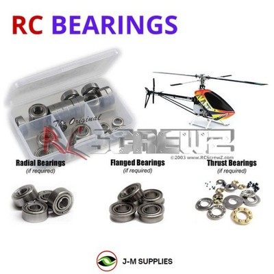 RCScrewZ Metal Shielded Bearings ava001b for Avant Aurora 90 Nitro Heli | SET