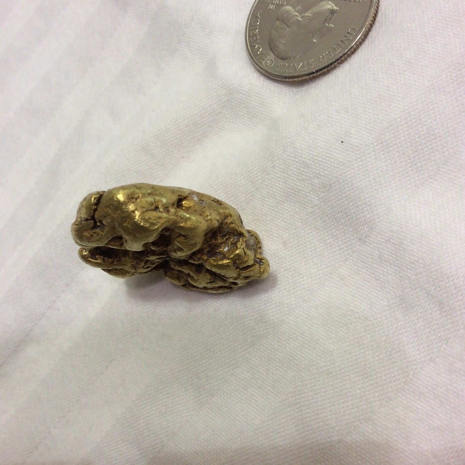 ** Gold in Quartz Specimen .. California Gold - 46.8 Grams **