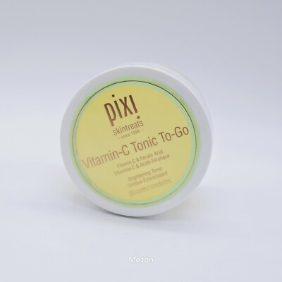 PIXI Vitamin-C Tonic To-Go 60 Ct Ea Brightening Toner Sealed