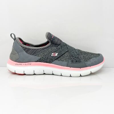 

Skechers Womens Flex Appeal 2 12752 Серые повседневные кроссовки, размер 8,5, Серый, Flex Appeal 2