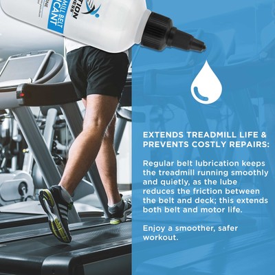 4oz Action Fitness 100% Silicone Treadmill Belt Lubricant, Lube Application Tube