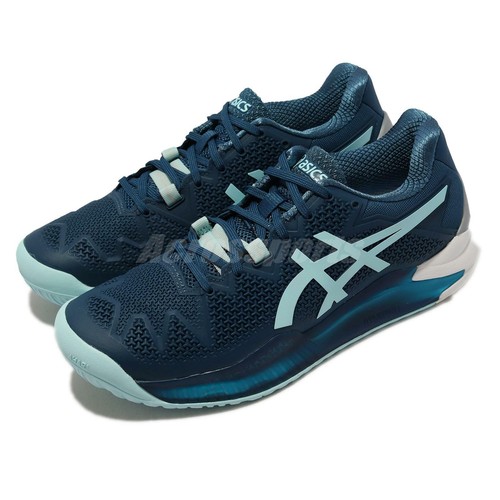 Женские теннисные кроссовки Asics GEL-Resolution 8 D Wide Blue White 1042A097-406