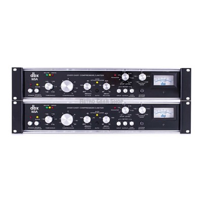 dbx 165A Stereo Pair Compressor Limiter with Original Box Vintage Rare