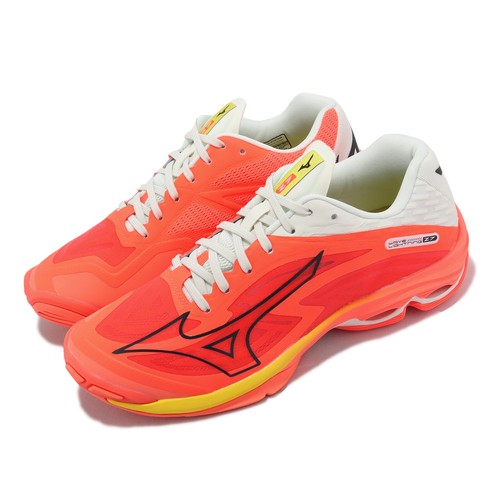 

Mizuno Wave Lightning Z7 Белый Красный Мужская волейбольная спортивная обувь V1GA2200-02, Wave Lightning Z7