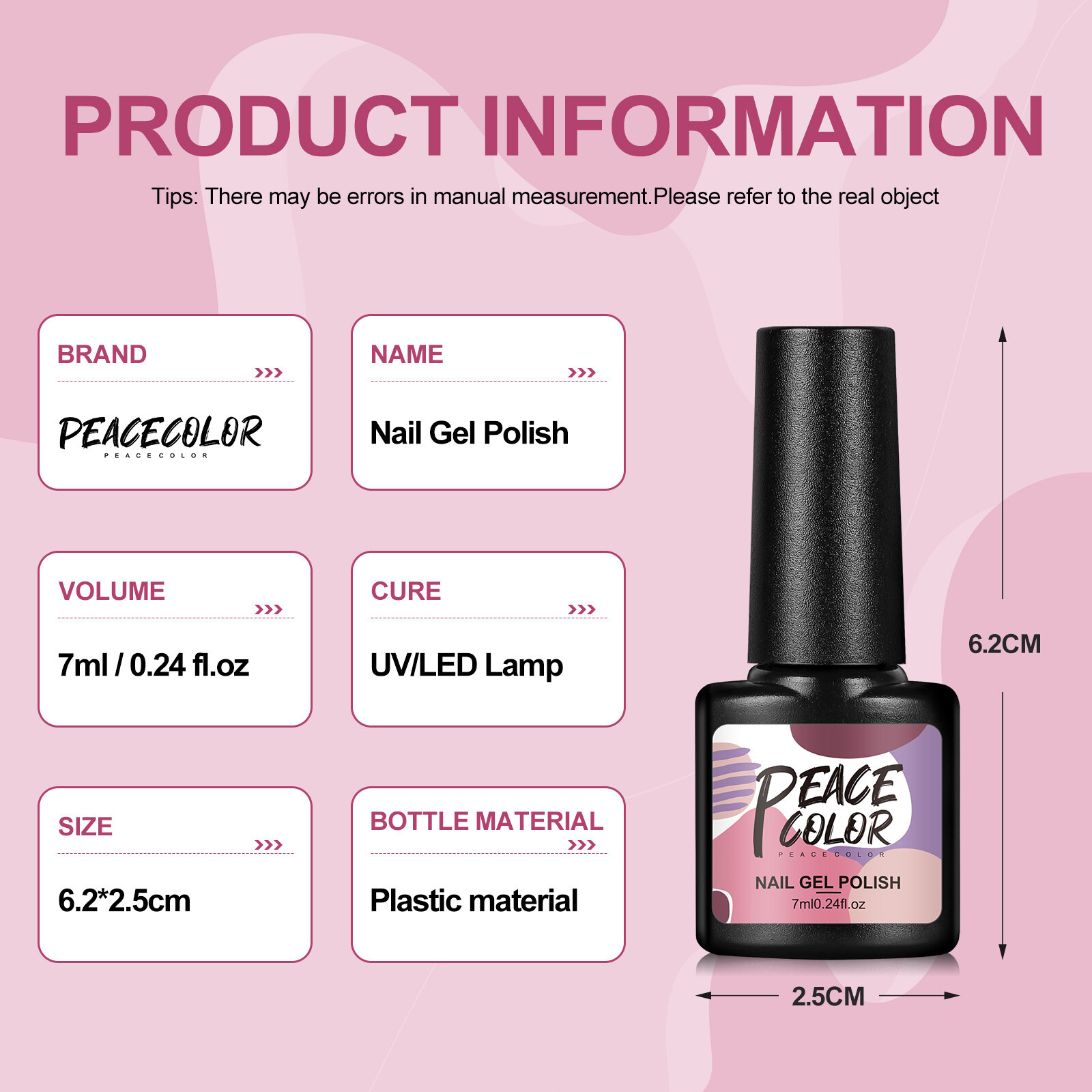 Gel Nail Polish Kit with UV Light Starter Kit Soak Off Gel Polish for Nail Art