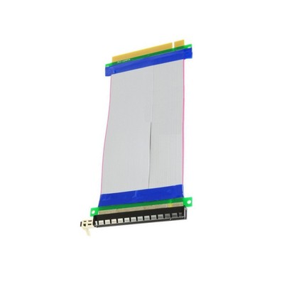 Male To Female PCI-E x16 Powered Flexible Riser Cable Extension Card Adapter g