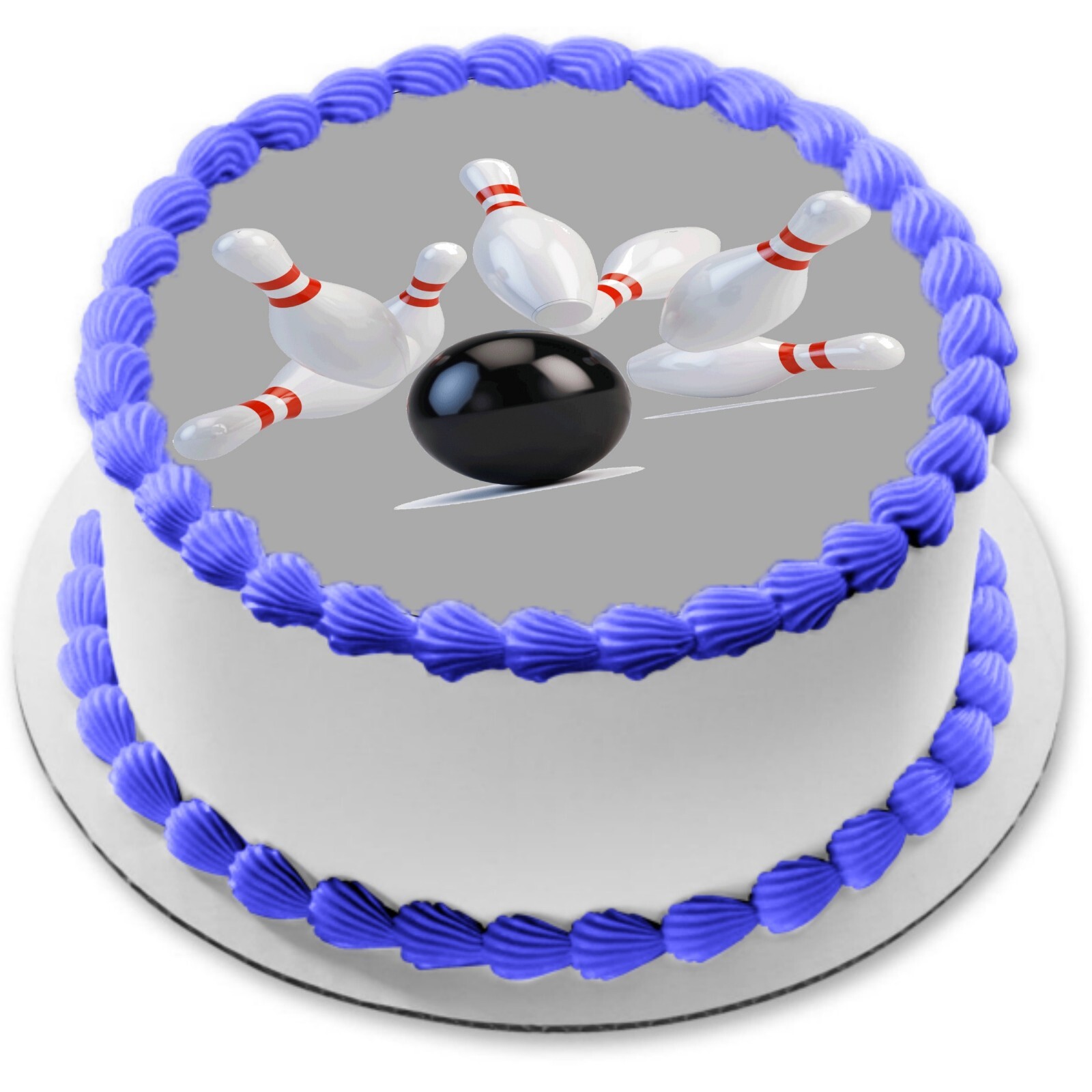 Bowling Cupcake-Topper – 24 Stück, Glitzernd, Für Sport-Mottoparty, Baby Shower & Geburtstag