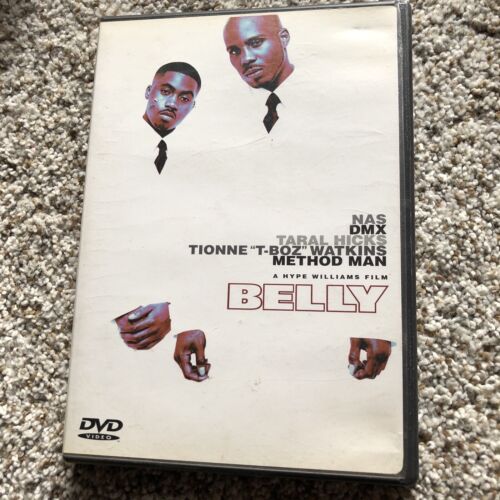 BELLY 1998 DVD Movie, Nas, DMX, Method Man, Taral Hicks, Tionne BELLY 1998 DVD Movie, Nas, DMX, Method Man, Taral Hicks, Tionne