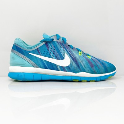 

Nike Womens Free TR 5 Print 704695-400 Синие кроссовки для бега Размер 6,5, Синий, Free TR 5 Print