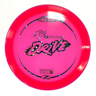 DISC GOLF DISCRAFT Z LITE DRIVE DISTANCE DRIVER 163g PINK W/ CLOVER FOIL