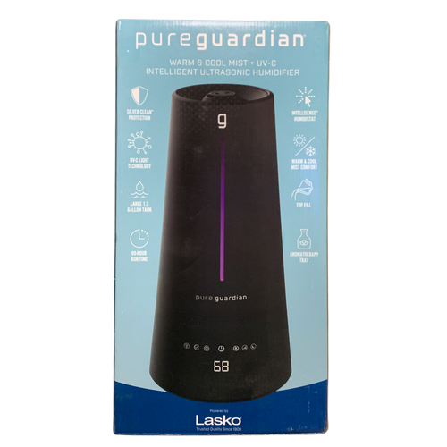 интеллектуальный ультразвуковой увлажнитель воздуха pureguardian Warm & Cool Mist & UV-C