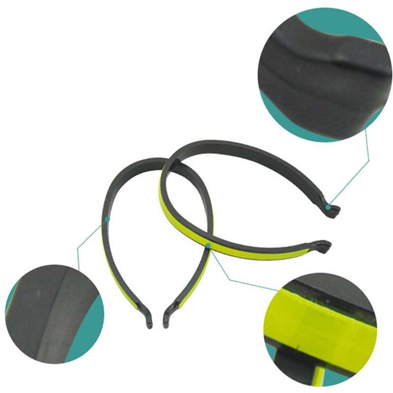2pcs Bicycle Pants Trouser Clips Leg Bands Reflective Band Strap
