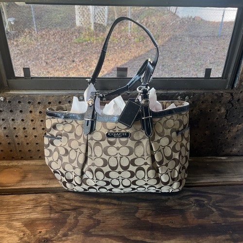 COACH ブラウンロゴトートバッグ COACH ブラウンロゴトートバッグ()