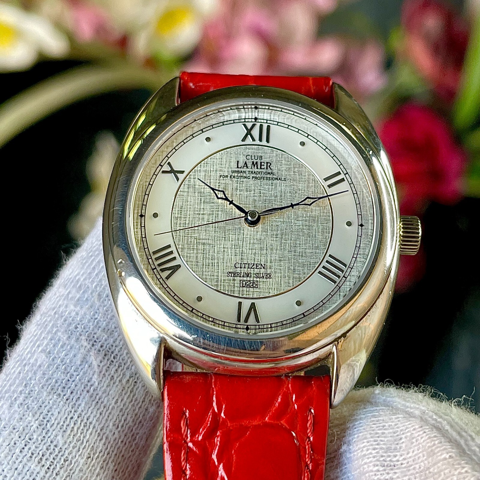 Rare Citizen Club Lamer Sterling Silver 925 Manual Winding